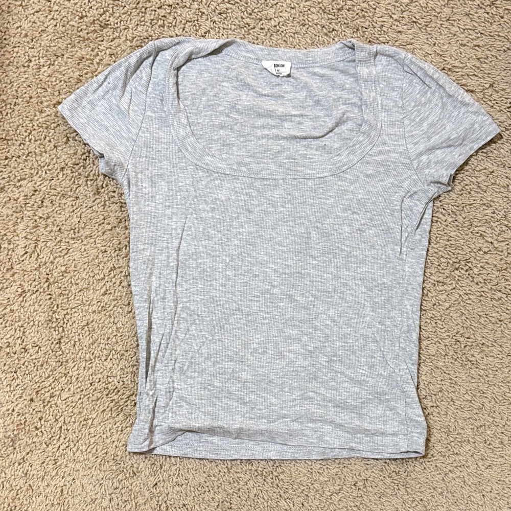 Cotton On Light Gray Short Sleeve Tee